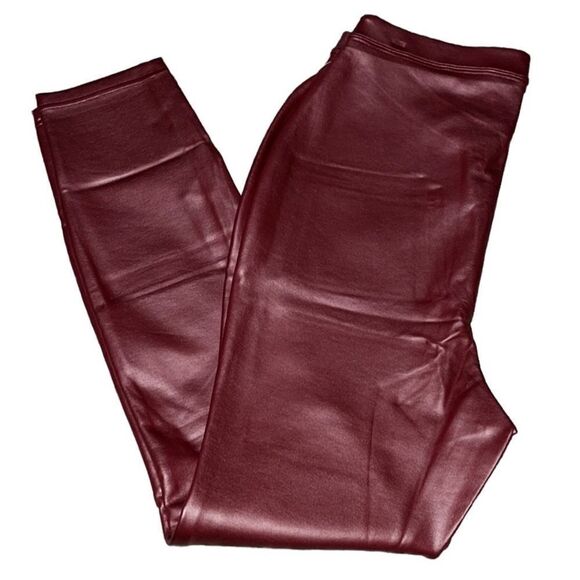 FTF Coated Ponte High Rise Knit Leggings - Picture 4 of 12